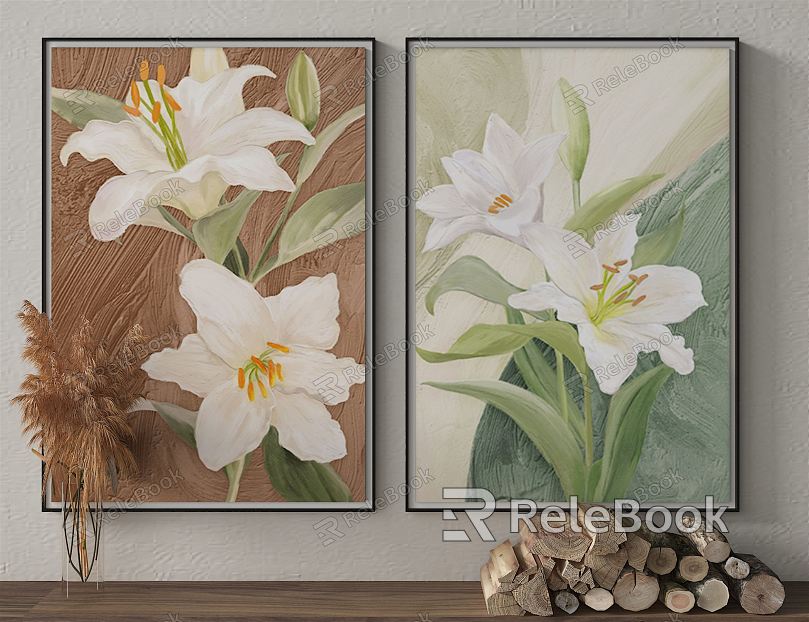 Quiet Plant Painting Decorative Painting model