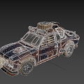 Crazy Max Car Motor Vehicle Car Car Retro Car Middle Ancient Car 3d model