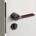 Modern Door Handle Leather Door Handle Split Door Lock Door Handle 3d model