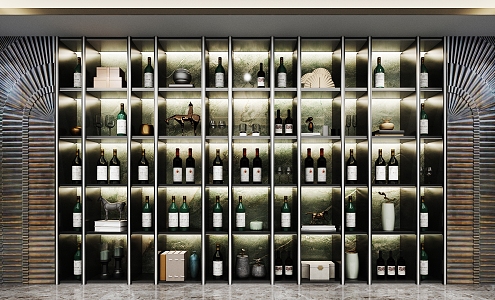 New Chinese Wine Cabinet 3d model