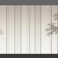 Modern Luxury Solid Wood Feature Wall With Natural Tree Pattern Design For Home Interior 3d model