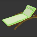 Stylish Lounge Chair With Wooden Frame And Comfortable White Cushion Design