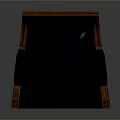 Elegant Wooden Frame Chair With Gray Cushion And Armrests For Home Living