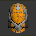 Sci-Fi Helmet Alien Helmet High Tech Helmet Game Helmet 3d model