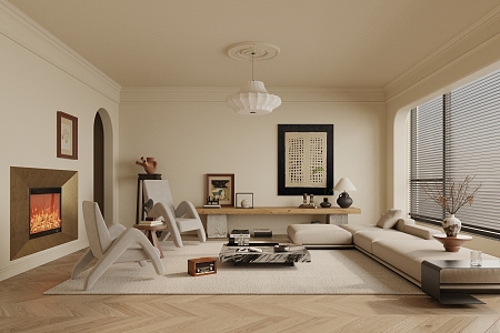 The Silent Living Room 3d model