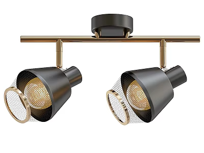 Modern Track Spotlights Exhibition Room Spotlights Decorative Spotlights Lighting Spotlights Downlights Retro Spotlights Retro Downlights 3d model