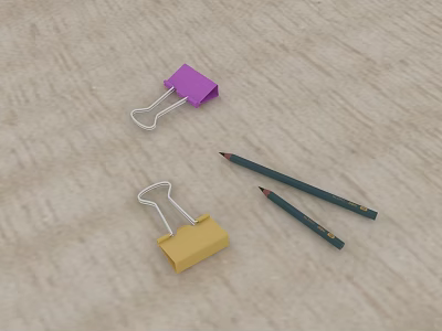 Ornaments scene 3d model