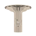 Bookshelf Bookcase Decorative Cabinet Decorative Tree Shaped Cabinet Display Rack 3d model