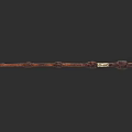 Handcrafted Wooden Staff Weapon With Intricate Carved Patterns And White Middle Label