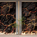 background wall 3d model