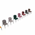 Albert Modern Stool Design With Multiple Color Options For Home Decor 3d model