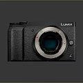 LUMIX Digital Camera Black Body Design With Lens Mount And Ergonomic Grip
