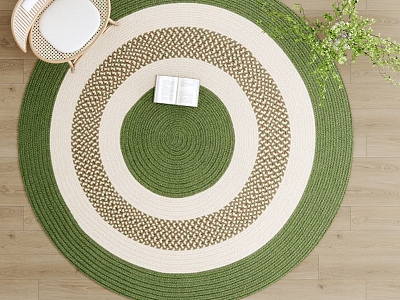 Modern Round Carpet model