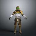 Sci-Fi Armor Alien Armor Sci-Fi Armor High-Tech Armor Futuristic Armor Alien Warrior Armor 3d model