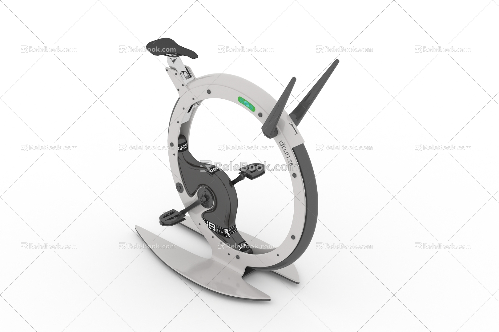 Modern Style Spinning 3d model