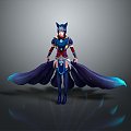 Nine-tailed fox cartoon nine-tailed fox cartoon fox fox fox cartoon fox props fox props 3d model