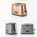 AEG Copper and Silver Kettle Toaster Coffee Maker Modern Kitchen Appliances with Sleek Design