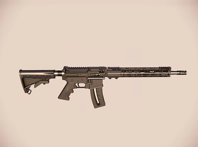 M16 Assault Rifle 3d model
