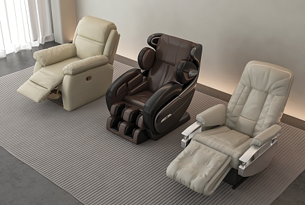 massage sofa massage chair 3d model