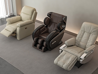 massage sofa massage chair 3d model