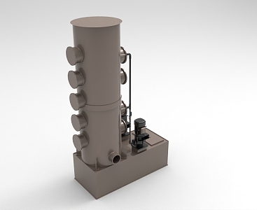 Industrial Liquid Handling Equipment Industrial Storage Tank 1209 3d model