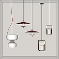 New Chinese Chandelier Combination 3d model