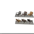 Modern Accent Chairs With Wooden Frames And Comfortable Seats In Various Colors And Styles