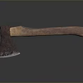 Tomahawk Axe Wooden Axe Handle Axe Mountain Axe Chopping Wood Axe Chopping Wood Axe Magic Axe 3d model