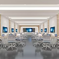 Modern Classroom Science Wisdom Classroom Training Room Computer Training Teaching Room Training Learning Programming Room 3d model