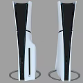 Sony PS5 ultra-thin series light version of the main accessories 5 3d model