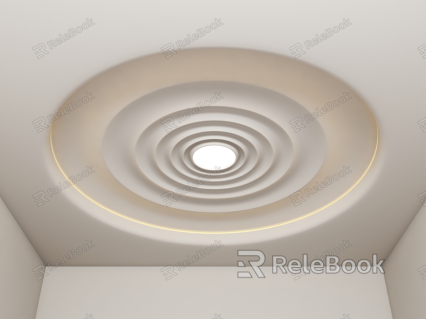 House Silent Style Ceiling Round Special-Shaped Ceiling Cream Wind Ceiling Lamp Study Room Ceiling Living Room Ceiling Bedroom Ceiling House Silent Wind Ceiling Lamp model