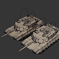 Tanks 3d model