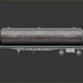 Functional Tanker Trailer Vehicle for Liquid Transport with Modern Industrial Design Features