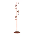 Functional Household Standing Coat Rack With Multiple Round Hooks And Modern Design 3d model