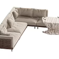 Wind Multiplayer Sofa Corner Sofa 3d model