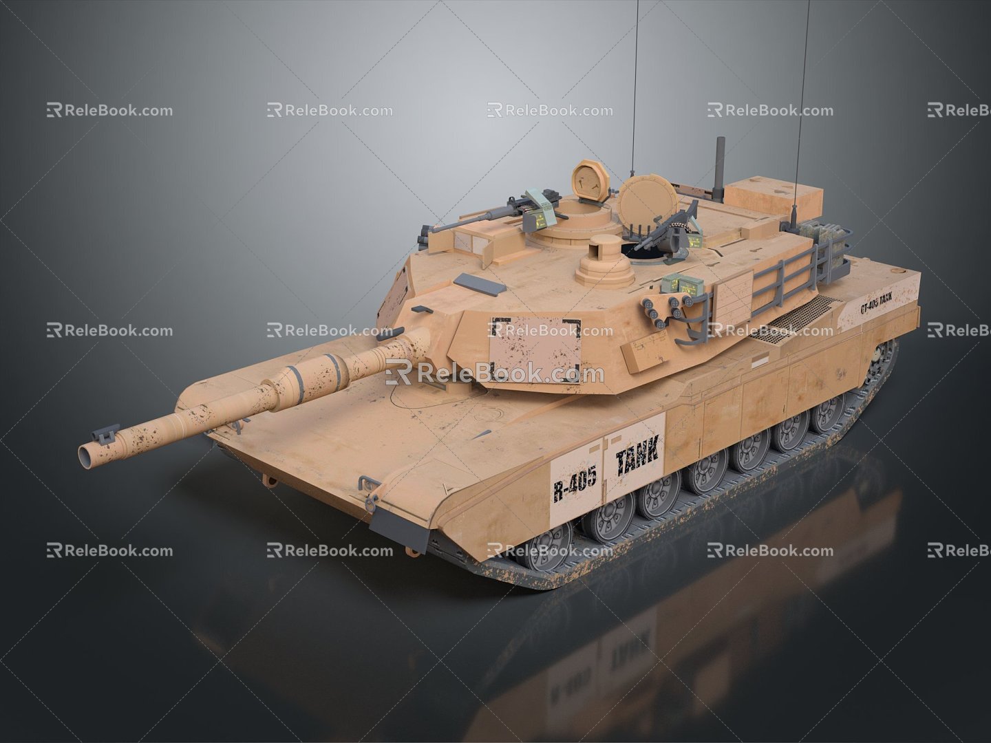 Modern Tank Light Tank Modern Tank World War II Tank World War I Tank 3d model