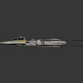 Modern Spaceship Spacecraft 3d model