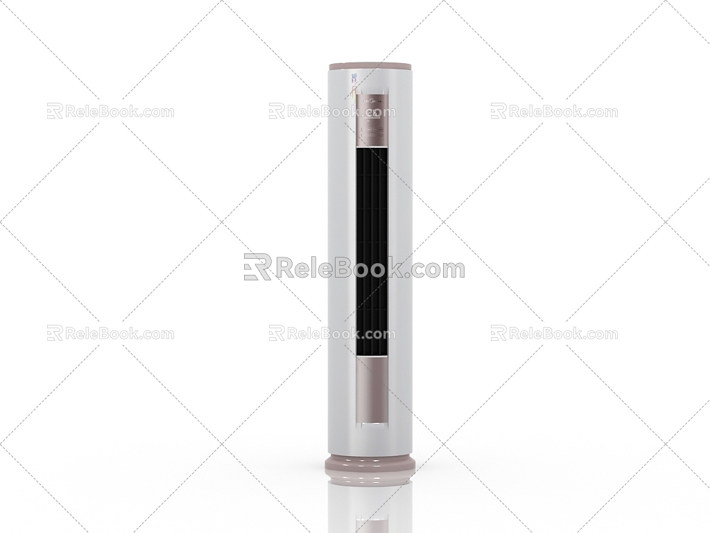 modern column air conditioner 3d model