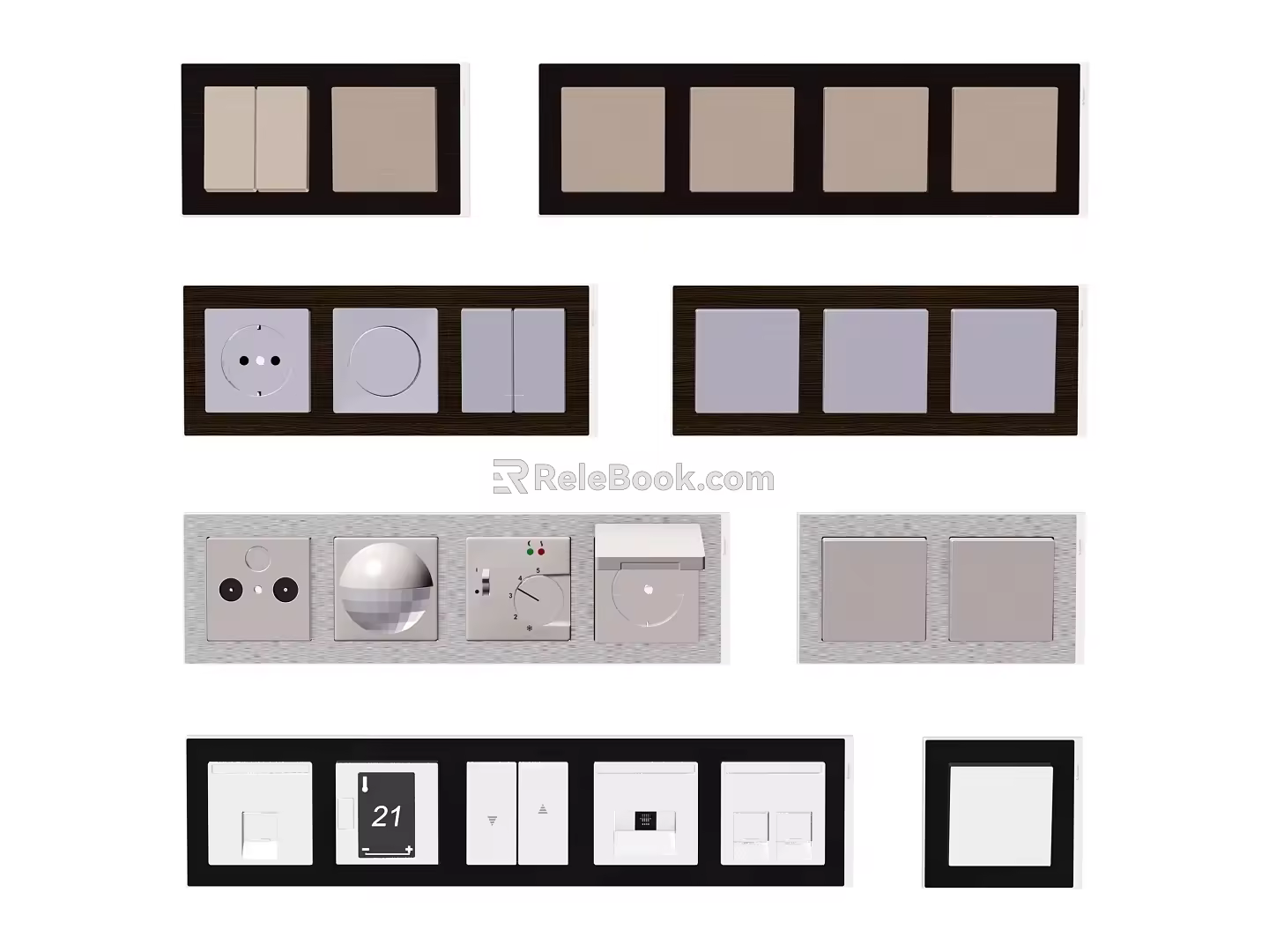 Hardware Panel Switch 3d model