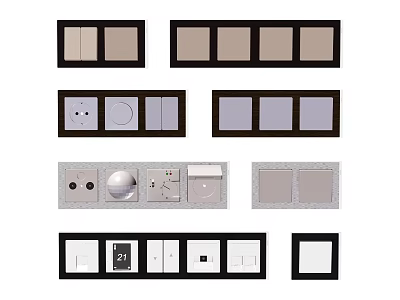 Hardware Panel Switch 3d model