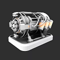 Industrial Equipment Featuring Motor Pipes Control Panel Metallic Base And Cables