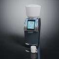 Modern coffee machine Automatic coffee machine Semi-automatic coffee machine Drip coffee machine Mocha coffee machine Old coffee machine 3d model