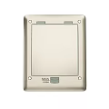 Sturdy Stainless Steel Hinged Cover Electrical Floor Box With Mounting Brackets