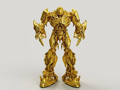 Transformers Bumblebee Gold 3d model