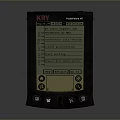 Black NOVA Handheld Electronic Notebook With Table Screen Interface And Buttons