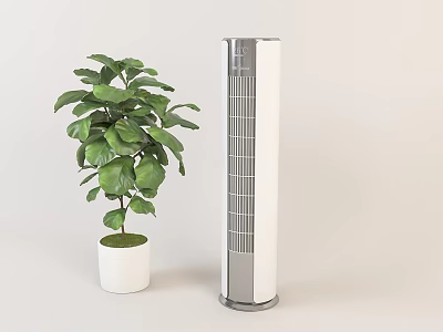 modern air conditioner household appliances vertical air conditioner 3d model