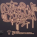 Neon Lamp Combination in Graffiti Style Berlin Word Design for Modern Office Gallery Wall Decoration
