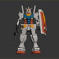 Modern Transformers Gauda Warrior Gauda Mecha Warrior 3d model