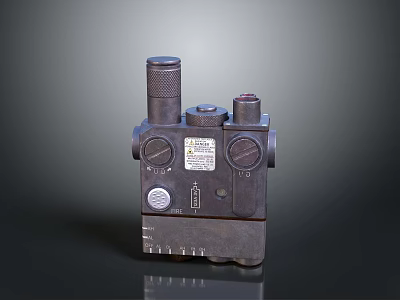 Infrared Steiner Laser Pistol Light Source Firearm Sight Firearm Device 3d model