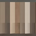 Modern Wall Panel With Vertical Slats Design And Multiple Wood Grain Colors For Home Interior